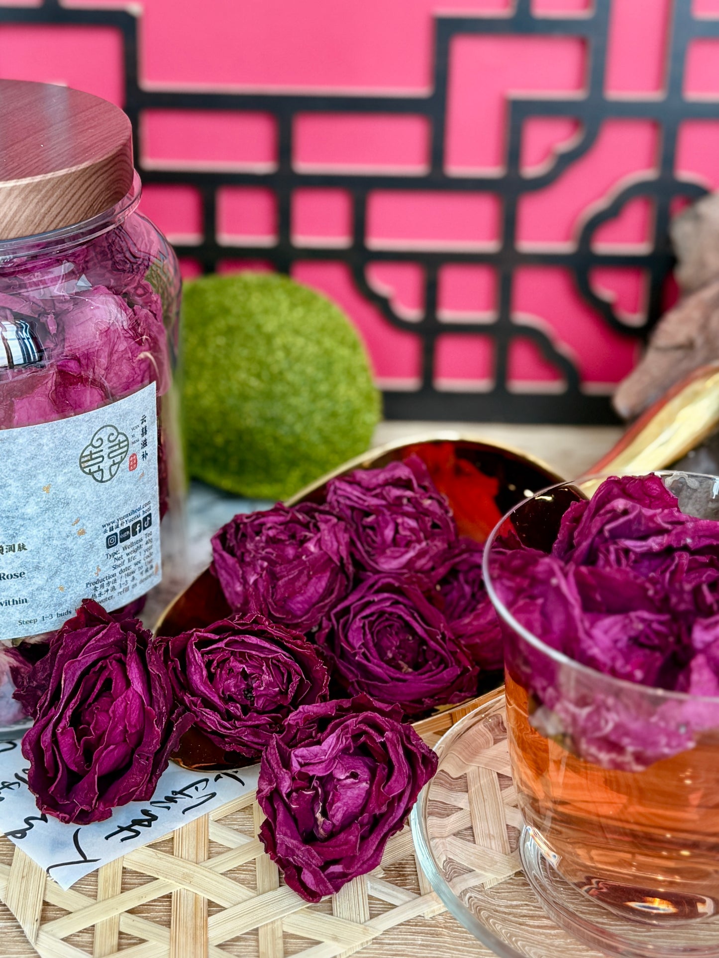 【冻干云南墨红玫瑰】Yunnan Freeze-Dried Mo Hong Rose【减龄水~玫瑰花中的花青素之王，堪称玫瑰界的爱马仕】